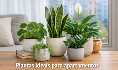 5 plantas ideais para apartamentos