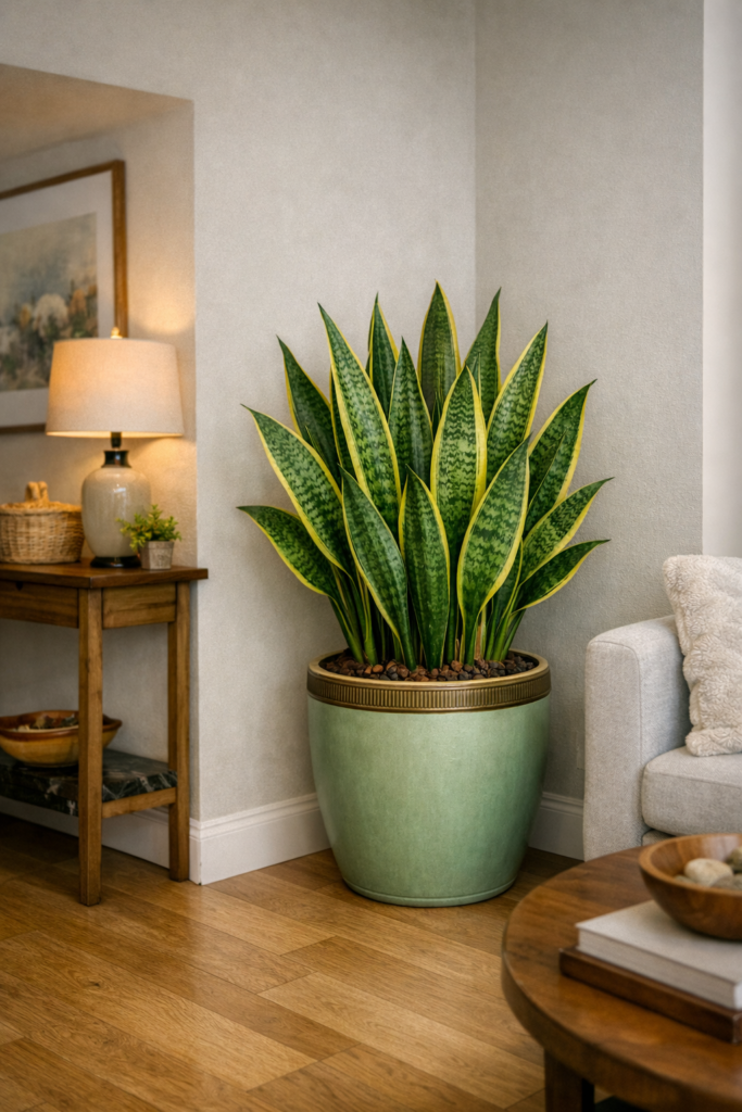5 plantas de apartamento: vaso de espada de São Jorge