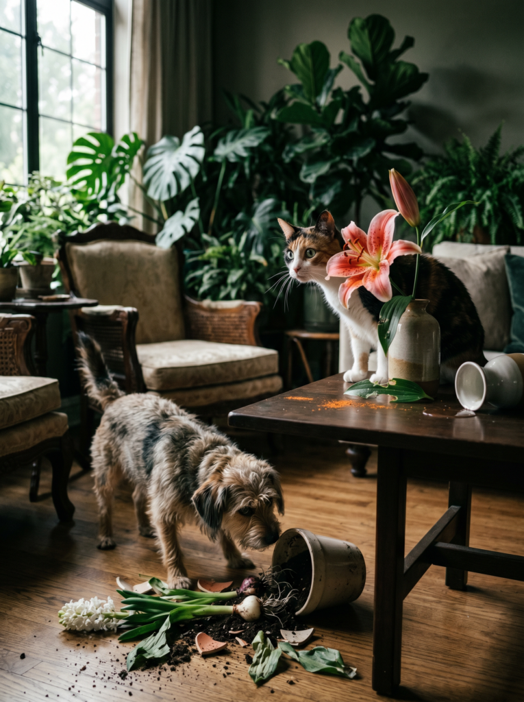 Plantas tóxicas para pets