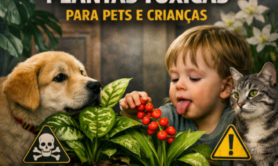 10 plantas tóxicas pets e crianças
