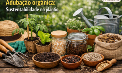 Adubação orgânica é a prática sustentável de enriquecer o solo com nutrientes naturais, garantindo plantas mais fortes e saudáveis no cultivo caseiro.
