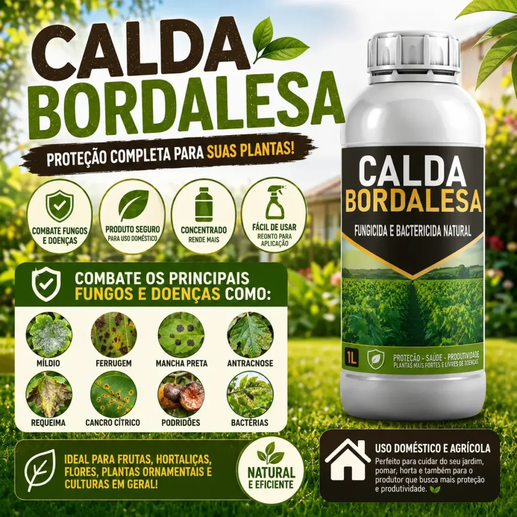 Calda Bordalesa 1l Fungicida