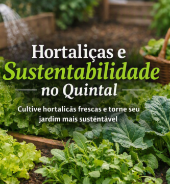Hortaliças em casa em horta sustentável com alface, couve e rúcula frescas