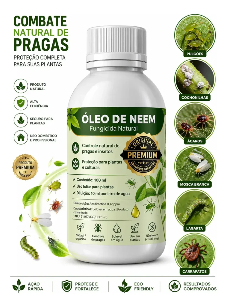 &Oacute;leo Neem Puro 100ml Natural